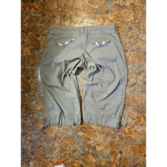Vintage 90s Nike Sportswear Mid Rise Drawstring Capri Pants Size L Green (A136) - Picture 8 of 8